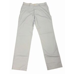 Polo Ralph Lauren Pants Mens 38T X 36 Light Blue Slim Fit Chino Straight Leg